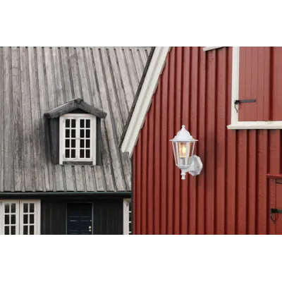 Utelampe Kristiansand hvit, bilde 2