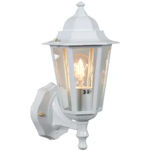 Utelampe Kristiansand hvit