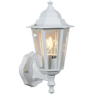 Utelampe Kristiansand hvit