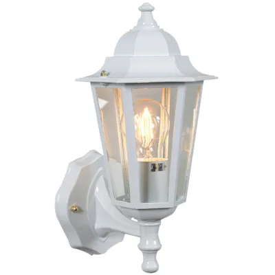 Utelampe Kristiansand hvit