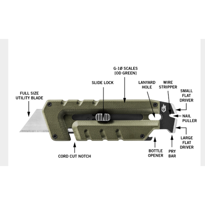 Kniv Prybrid Utility Orange, bilde 3