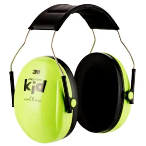 Hørselvern Peltor barn neongrønn
