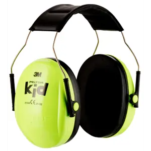 Hørselvern Peltor barn neongrønn