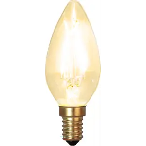 Lyspære LED Soft Glow Mignon C35 klar 1.5W