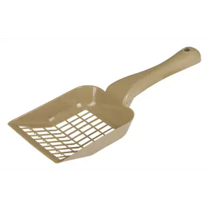 Kattespade til toalett beige