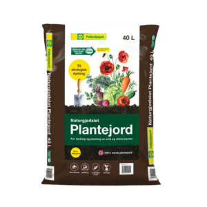 Plantejord naturgjødslet 40 L pall à 48 sekker