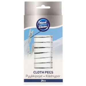 Klesklyper plast 24 pk