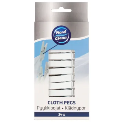 Klesklyper plast 24 pk