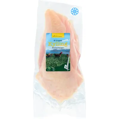 Fryste Kyllingbryst med skinn 290 g