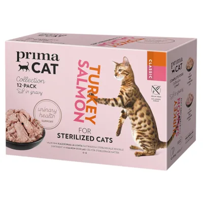 Våtfôr Sterilized multipakk 12x85 g