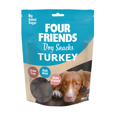 Hundesnacks kalkun 200 g