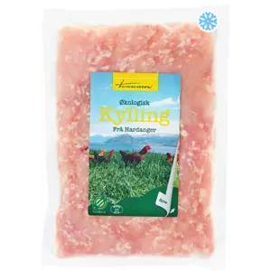 Fryst Kjøttdeig av kylling øko 500 g