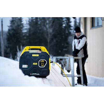 Strømaggregat Mighty Fusion gass/bensin inverter 3 kW, bilde 5