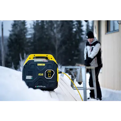 Strømaggregat Mighty Fusion gass/bensin inverter 3 kW, bilde 5