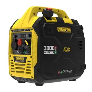 Strømaggregat Mighty Fusion gass/bensin inverter 3 kW