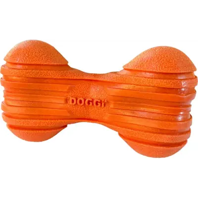 Hundeleke Ribbet Ben orange, bilde 2