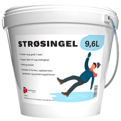 Strøsingel størrelse 2/6 mm 12 kg