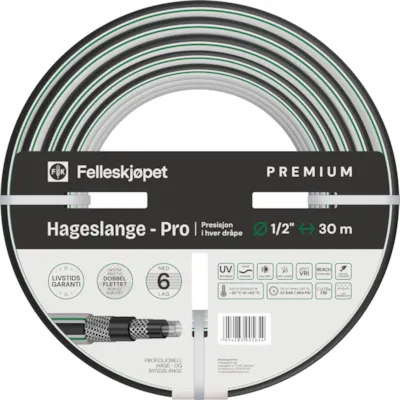 Hageslange PRO  1/2" 30 m