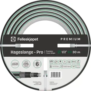 Hageslange PRO  1/2" 30 m