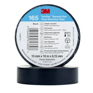 Elektrikstape Temflex 165 vinyl svart