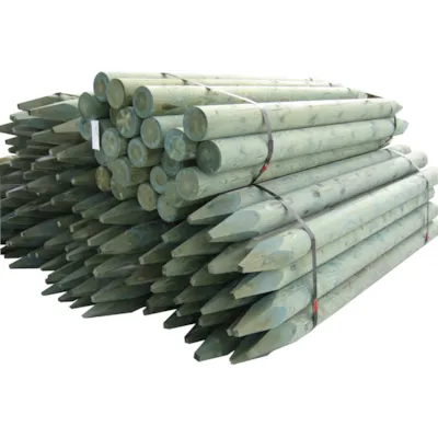 Gjerdestolper impregnert 8x175 cm 150 stk, bilde 2