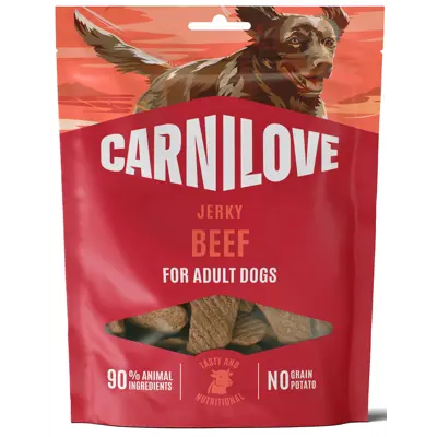 Hundesnacks Jerky biff 100 g