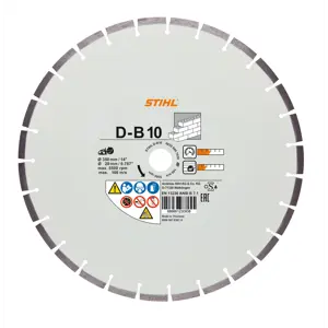 Diamantskive D-B10 350 mm/14"