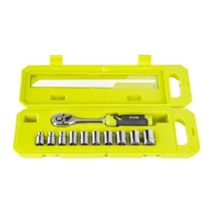 Skralle og hylser 3/8" 11 pk 