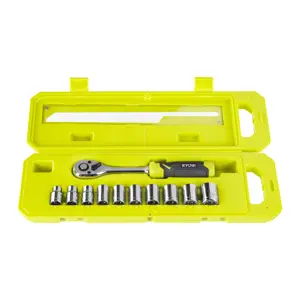 Skralle og hylser 3/8" 11 pk 