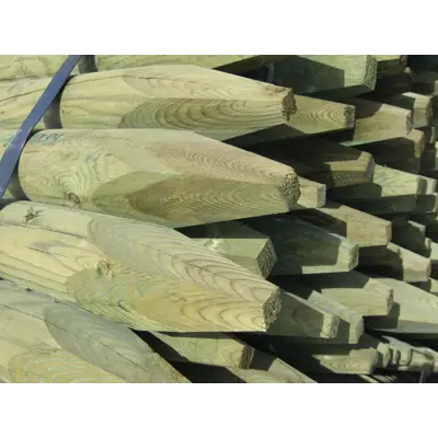 Gjerdestolpe Scanpole impregnert 7x175 cm 203 stk