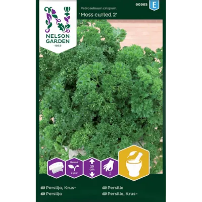 Frø persille Moss Curled 2 såbånd
