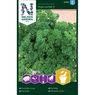 Frø persille Moss Curled 2 såbånd