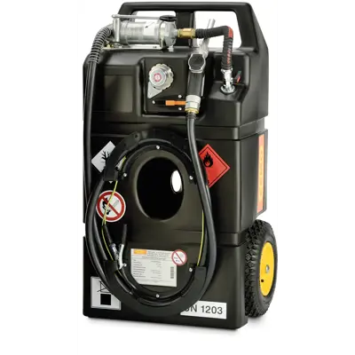 Bensintank tralle med håndpumpe 95 L