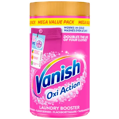 Vaskepulver Vanish Pink Powder 1,5 kg