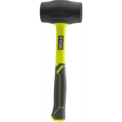 Gummihammer glassfiber 450 g svart