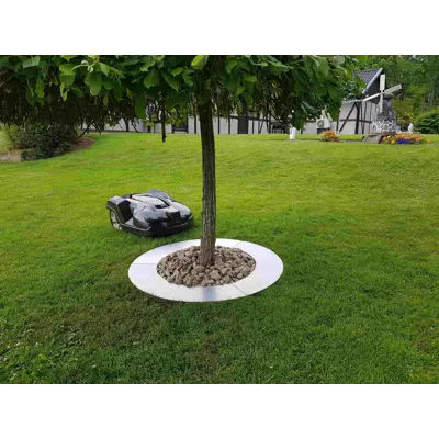 Tre- og buskring i jern Ø90 cm