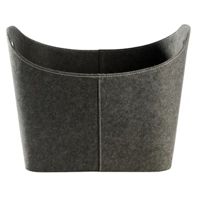 Vedkurv filt grå, bilde 2