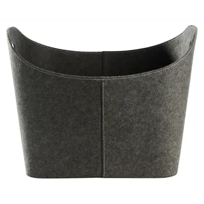Vedkurv filt grå, bilde 2