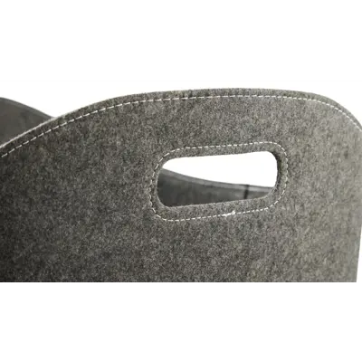 Vedkurv filt grå, bilde 3