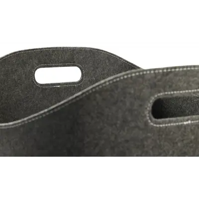 Vedkurv filt grå, bilde 4