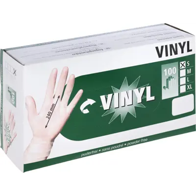 Engangshansker vinyl 100 stk, bilde 3