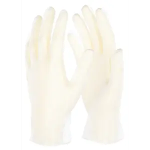 Engangshansker vinyl hvit 100 stk