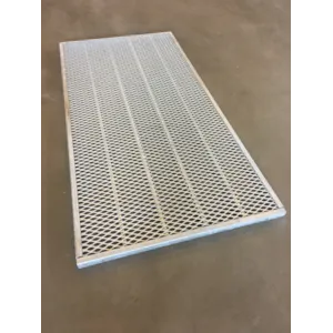 Strekkmetallrist på ramme