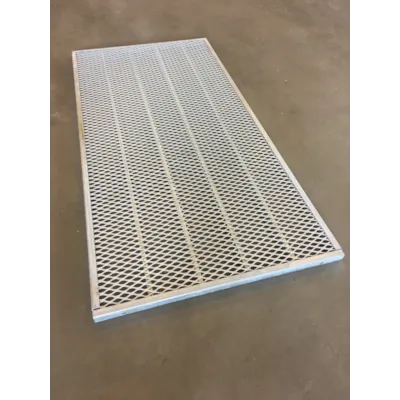 Strekkmetallrist på ramme