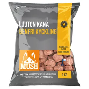 Tilleggsfôr Basic kyllingboller benfri frosset 1 kg