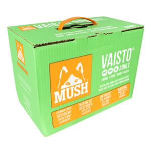 Hundefôr Vaisto okse-gris-kylling frosset 10 kg