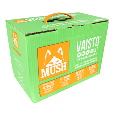 Hundefôr Vaisto okse-gris-kylling frosset 10 kg