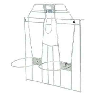 Dør og hjulsett kalvehytte