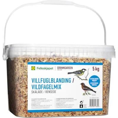 Villfuglblanding skallfri 5 kg