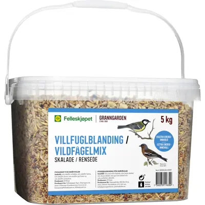 Villfuglblanding skallfri 5 kg